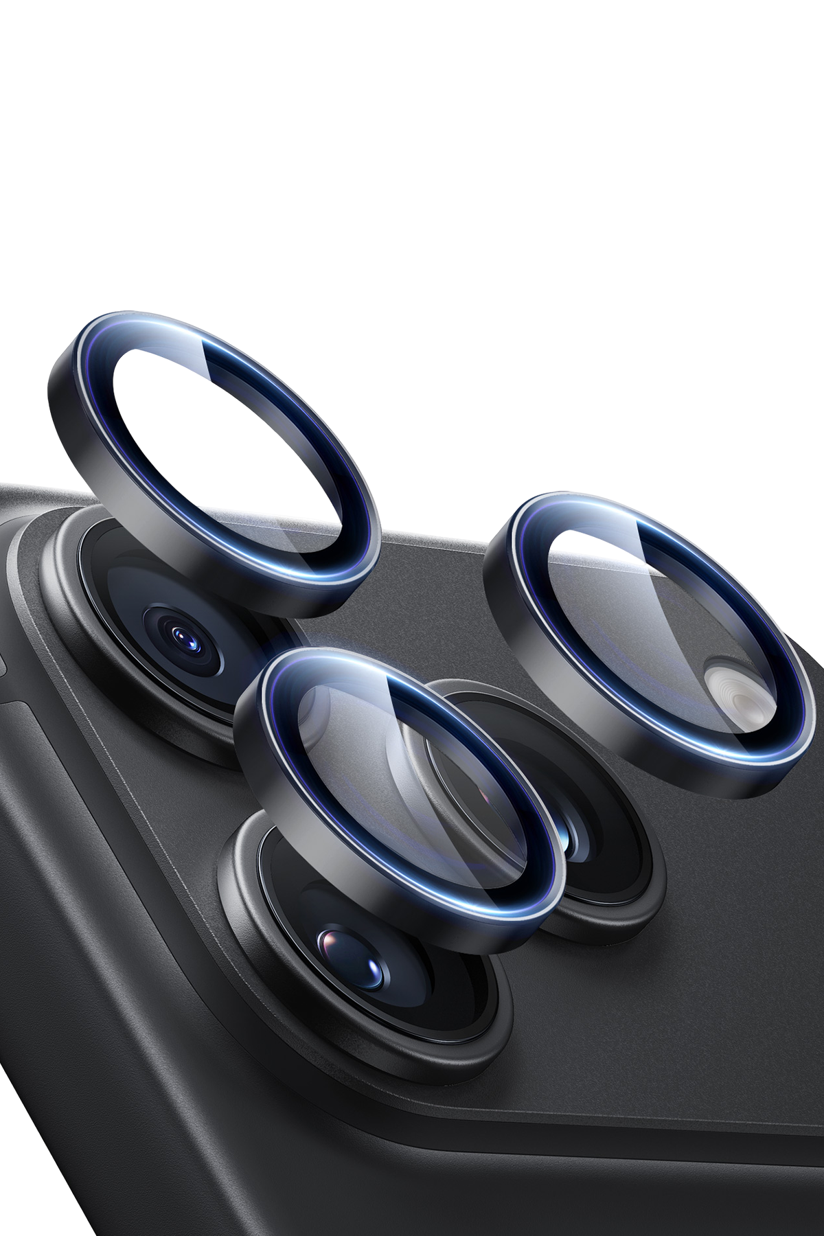 ESR Apple iPhone 18 Pro Max Armorite Kamera Lens Koruyucu - Siyah